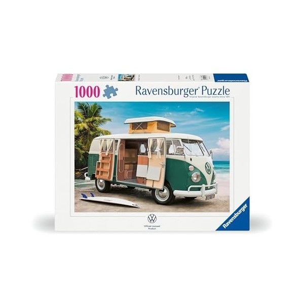 Ravensburger 12000579 Volkswagen T1 Camper Van – Puzzle VW 1000 pièces pour Adultes et Enfants à partir de 14 Ans