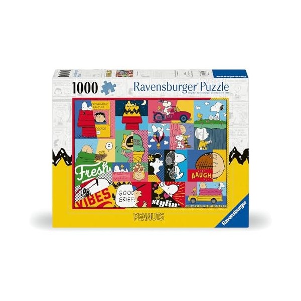 Ravensburger Puzzle Snoopy 12000750-1000 pièces-pour Adultes et Enfants à partir de 14 Ans, 12000750