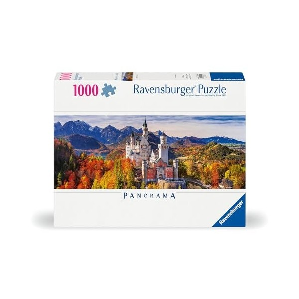 Ravensburger 12000445-Château en Bavière 1000 pièces pour Adultes et Enfants à partir de 14 Ans-Puzzle du château de Neuschwa