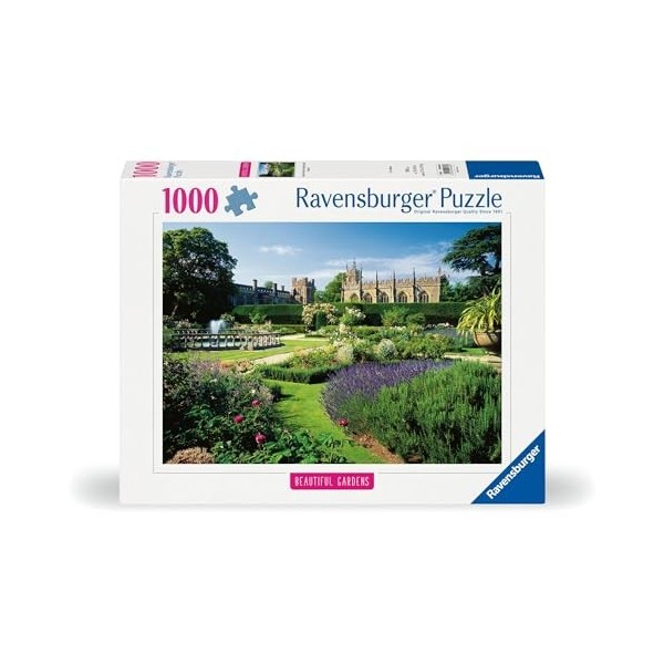 Ravensburger Beautiful Queens Garden-Château de Sudeley-Angleterre-Puzzle de 1000 pièces-pour Adultes et Enfants à partir de