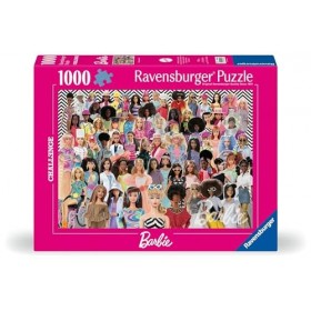 Ravensburger Challenge 12000593 Puzzle Barbie 1000 pièces pour Adultes et Enfants à partir de 14 Ans