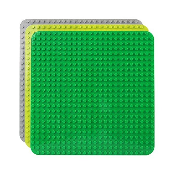 Celawork Grande Plaque de Construction Compatible avec Les plaques, Grande Plaque de Base, 38 x 38 cm pour Jouer créatif, Jou