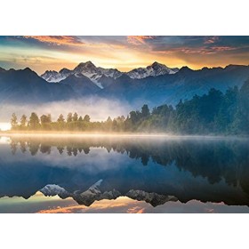 Ravensburger - Puzzle Adulte - Puzzle 1000 p - Puzzle 1000 p - Lever du soleil sur le lac Matheson, Nouvelle-Zélande - 88579