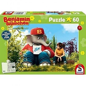 Schmidt Spiele Blümchen Puzzle de Film Benjamin et Otto 60 pièces, 56278, coloré