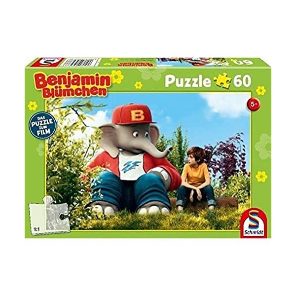 Schmidt Spiele Blümchen Puzzle de Film Benjamin et Otto 60 pièces, 56278, coloré