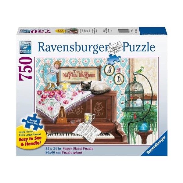 Ravensburger 2D dla seniorÄlw KOT na pianinie 750 el. [Puzzle]