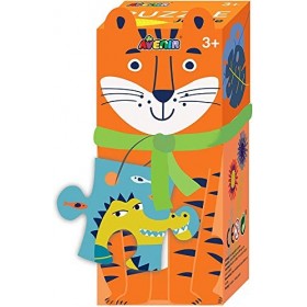 Avenir PZ195049 Puzzle Tiger, Couleurs mélangées