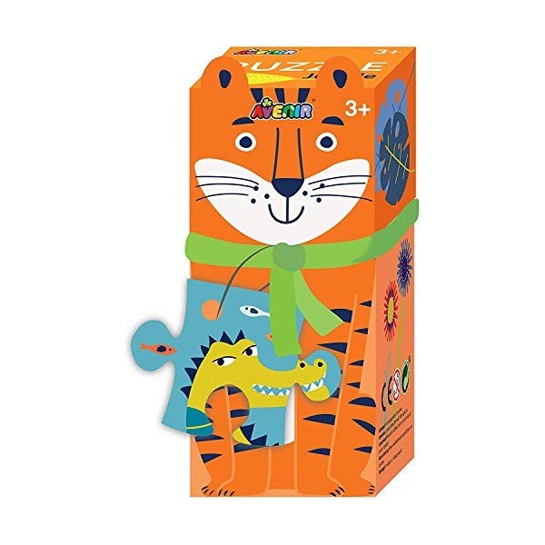 Avenir PZ195049 Puzzle Tiger, Couleurs mélangées