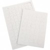 Operitacx 2 Ensembles Puzzle Coloriage Blanc Casse-tête Inachevé Puzzle De Sol pour Enfants Puzzle Vierge Portable Sublimatio