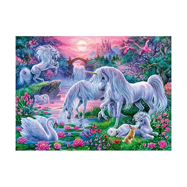 Ravensburger - Puzzle Enfant - Puzzles 2x300 p - Licornes - Dès 9 ans - 80570