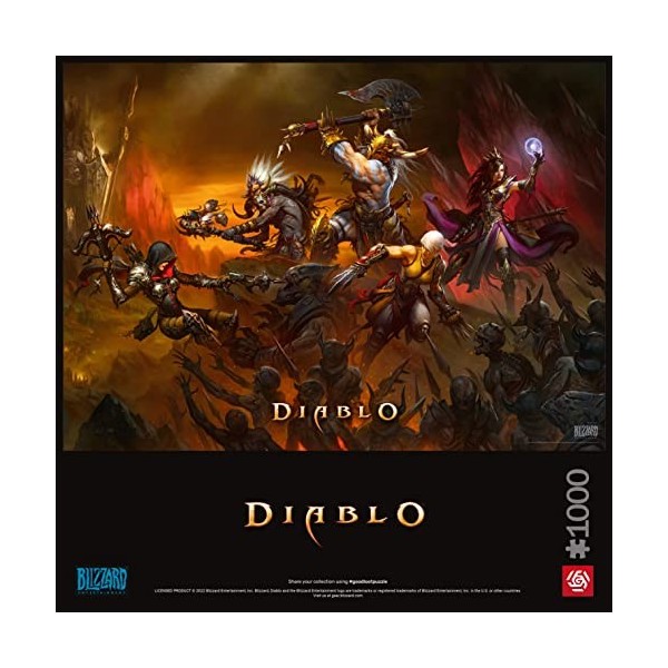 Good Loot Gaming Puzzle Diablo Heroes Battle Puzzles Puzzles De Jeux Dordinateur pour Adolescents Et Adultes Idées De Loisir