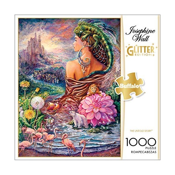 Buffalo Games- The Untold Story Glitter Edition Puzzle, 12104, Multicolore, 1000