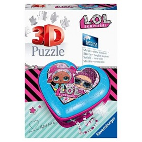 Herzschatulle - LOL Surprise. 3D Puzzle 54 Teile