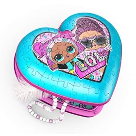 Herzschatulle - LOL Surprise. 3D Puzzle 54 Teile