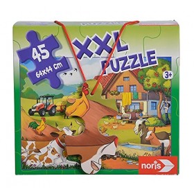 Noris- Puzzle XXL Vacances à La Ferme 45 Pièces, 606031565