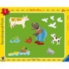 Ravensburger - 6029 - Puzzle Enfant - Petit Ours Brun et Les Animaux - 8 Pièces