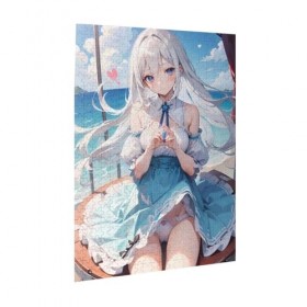 Puzzle de 500 pièces pour adultes - Jupe difficile - Puzzle en bois - Décoration familiale - Parfait pour les cadeaux amusant