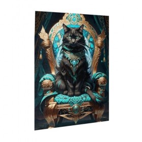 Puzzle de 500 pièces pour adultes - Chat noir - Puzzle en bois - Décoration familiale - Parfait pour les cadeaux amusants et 