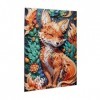 Puzzle de 500 pièces pour adultes Renard Jeu de défi Puzzle en bois Décoration familiale Parfait pour les cadeaux amusants et