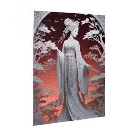 Puzzle de 500 pièces pour adultes Chinoiserie Jeu de difficulté Puzzle en bois Décoration familiale Parfait pour les cadeaux 