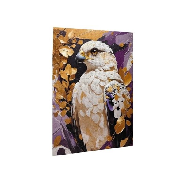 Puzzle de 500 pièces pour adultes Hawk Challenging Game Puzzle en bois Décoration familiale Parfait pour les cadeaux amusants