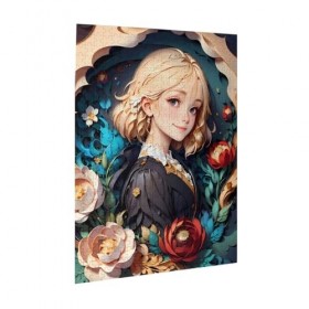 Puzzle de 500 pièces pour adultes – Jeu stimulant blond – Puzzle en bois – Décoration familiale – Parfait pour offrir – Amusa