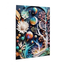 Puzzle de 500 pièces pour adultes - Fleurs - Jeu stimulant - Puzzle en bois - Décoration familiale - Parfait pour les cadeaux