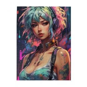 Puzzle de 500 pièces pour adultes - Tatouage fille - Jeu stimulant - Puzzle en bois - Décoration familiale - Parfait pour les