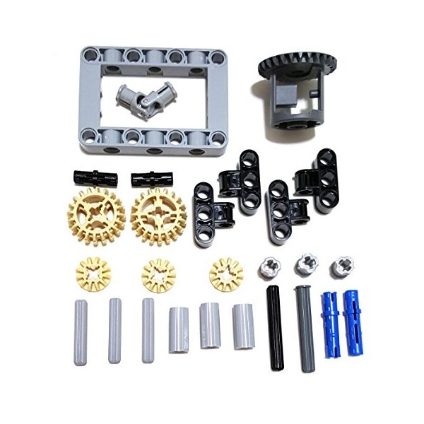 LEGO Technic Differential gear box kit gears, pins, axles, connectors 27 pieces by LEGO