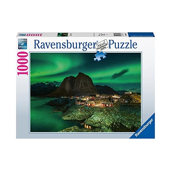 Ravensburger - Puzzle Adulte - Puzzle 1000 p - Aurore boréale en Norvège - 88608