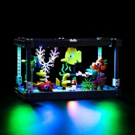 GEAMENT Jeu De Lumières Compatible avec Lego Aquarium - Kit Déclairage LED pour Creator 31122 Jeu Lego Non Inclus 