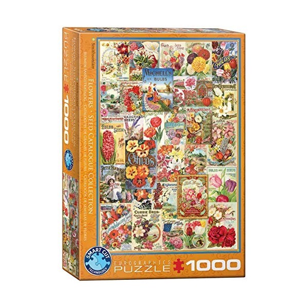 Eurographics "de Fleurs de Catalogue Puzzle 1000p, Multicolore 