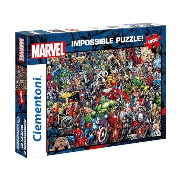 OTTO Puzzle Adulte Impossible Marvel Avengers - 1000 Pieces - Collection Super Heroes