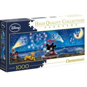 Jouets Puzzle Panorama 1000 Pieces Mickey et Minnie Promenade en Amoureux - pour Disney