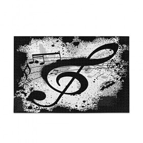 1000 pièces abstraites notes de musique puzzles en bois pour adultes jeux amusants pour adolescents et famille