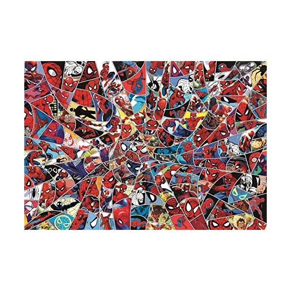 Jouets Puzzle Adulte Impossible Spider-Man - 1000 Pieces - Spiderman Venom - Collection Super Heroes Avengers