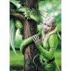 Clementoni Puzzle Adulte : Dragon Vert : Esprits connectes - 1000 Pieces