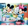 MB - Puzzle Enfant - Puzzles 45 Pièces Disney : Mickey - La Cuisine