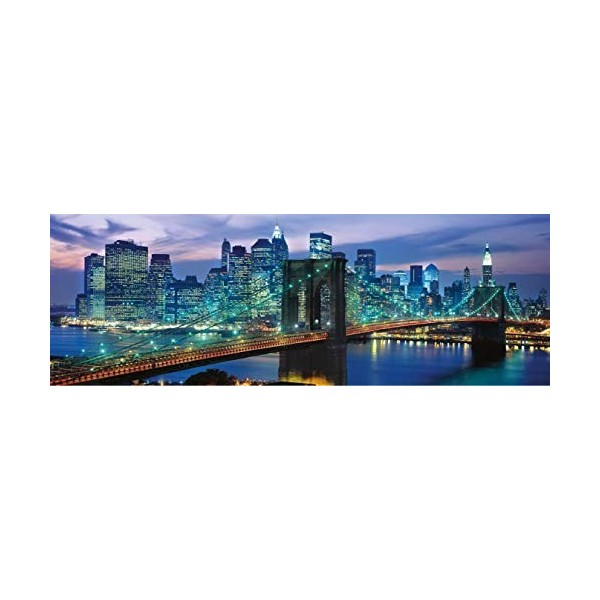 OTTO Puzzle Adulte Panorama : Ville de New-York en Lumiere - 1000 Pieces - Collection Ville et Monument