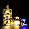 GEAMENT Jeu De Lumières pour Harry Potter La Tour de lhorloge de Poudlard Hogwarts Clock Tower - Kit Déclairage LED Compa