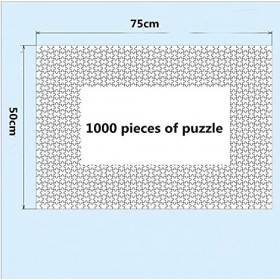Puzzles de 1000 pièces - Puzzle pour adultes - Puzzles uniques - Notes de musique colorées - Puzzle de 1000 pièces coloré et 