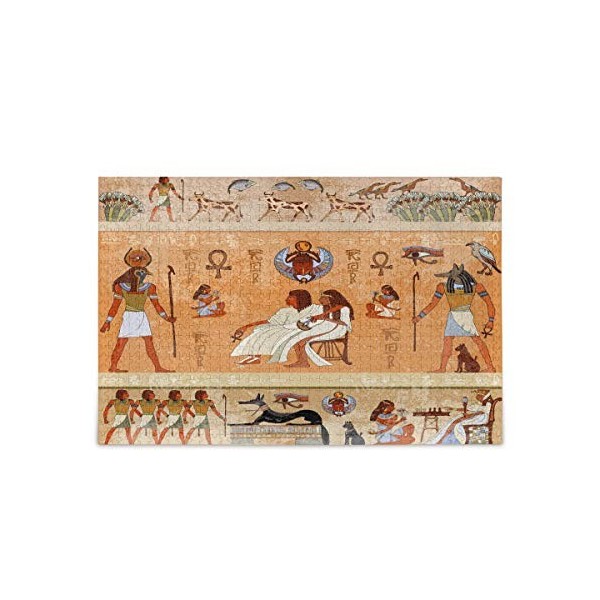 Puzzle de 1000 pièces en Égypte antique - Jouet amusant pour la décompression intellectuelle