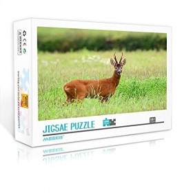 1000 pièces de mini puzzle pour adultes - Cerf classique - Casse-tête décontracté - Casse-tête pour adultes et enfants