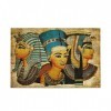 Puzzles de 1000 pièces - Puzzle pharaon égyptien antique - Jouet amusant pour la décompression intellectuelle