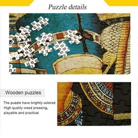 Puzzles de 1000 pièces - Puzzle pharaon égyptien antique - Jouet amusant pour la décompression intellectuelle