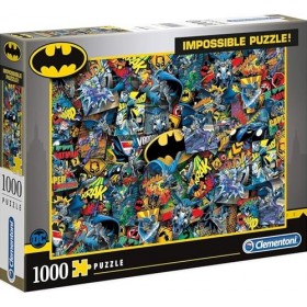 TOYS Puzzle Adulte Impossible Batman - 1000 Pieces - Avengers Batman Joker Robin Batmobile - Collection Super Heroes Avengers