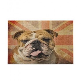 Puzzle de 1000 pièces Bulldog Angleterre Jouet amusant Jeu familial pour décompresser intellectuellement