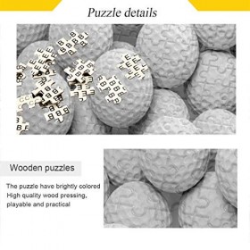 Bigjoke - Puzzles de sport en forme de balle de golf - 1000 pièces pour adultes - Jeu amusant pour adolescents et famille