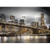 Puzzle Adulte - Vue sur la Ville de New-York la Nuit - 1000 Pieces - Collection Ville des Etats-Unis