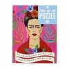 Talking Tables- Frida Kahlo Puzzle et Affiche de Citation de Portrait coloré Illustré danniversaire, Cadeau de Noël, Boho, 5